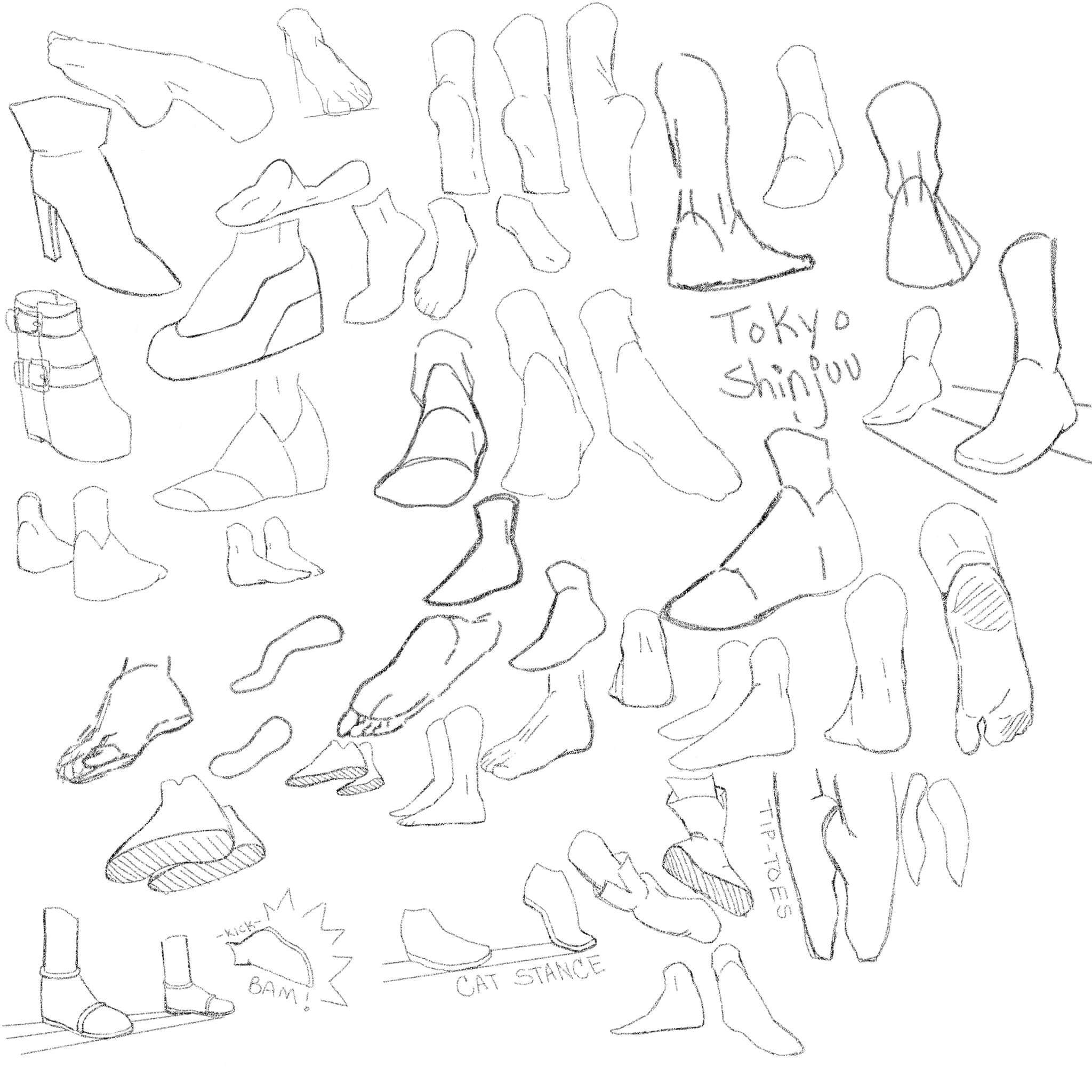 feet-and-shoes-study-art-amino