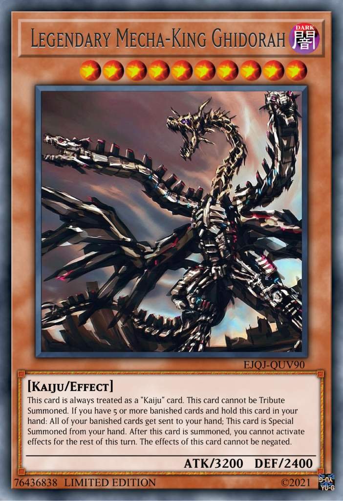 x plus mecha king ghidorah