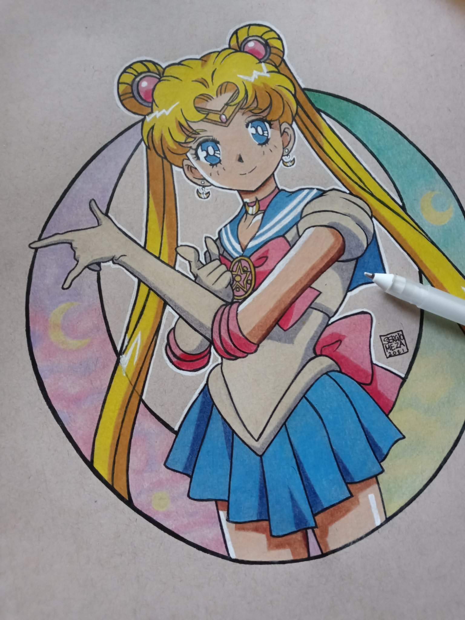 FAN ART FRIDAY - Usagi Tsukino / Sailor Moon Drawing (1/23/2021) | Anime  Amino