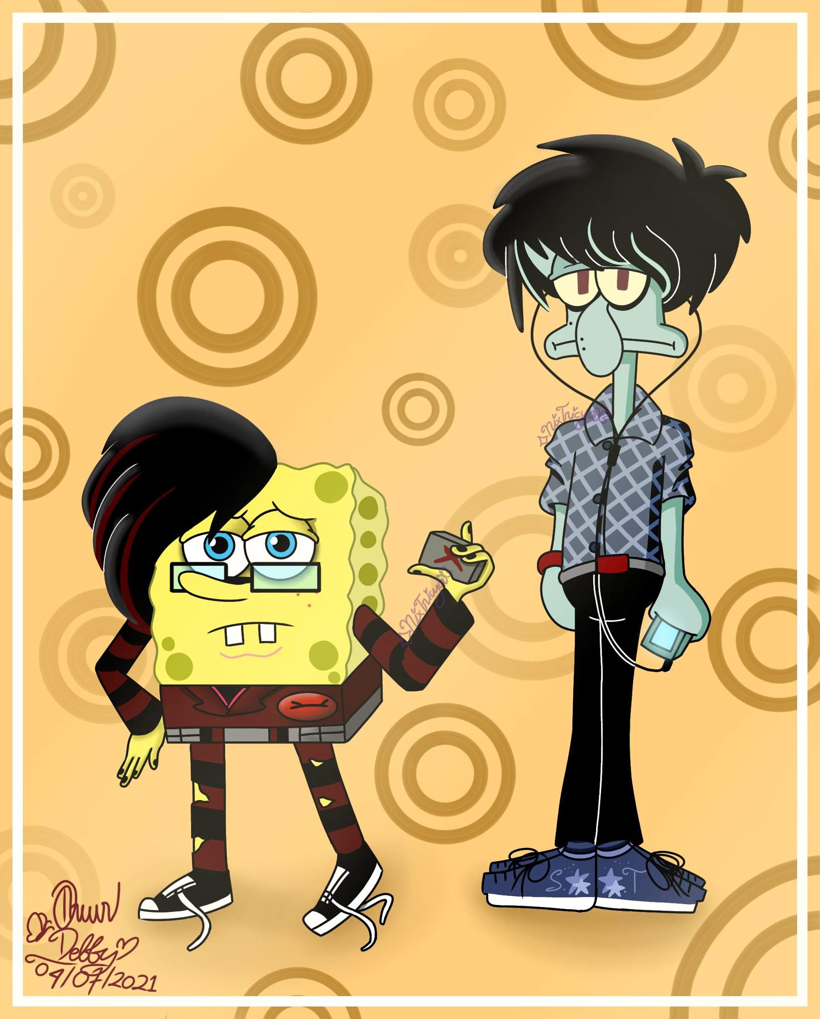 Emo Spongebob And Emo Squidward Emo Amino