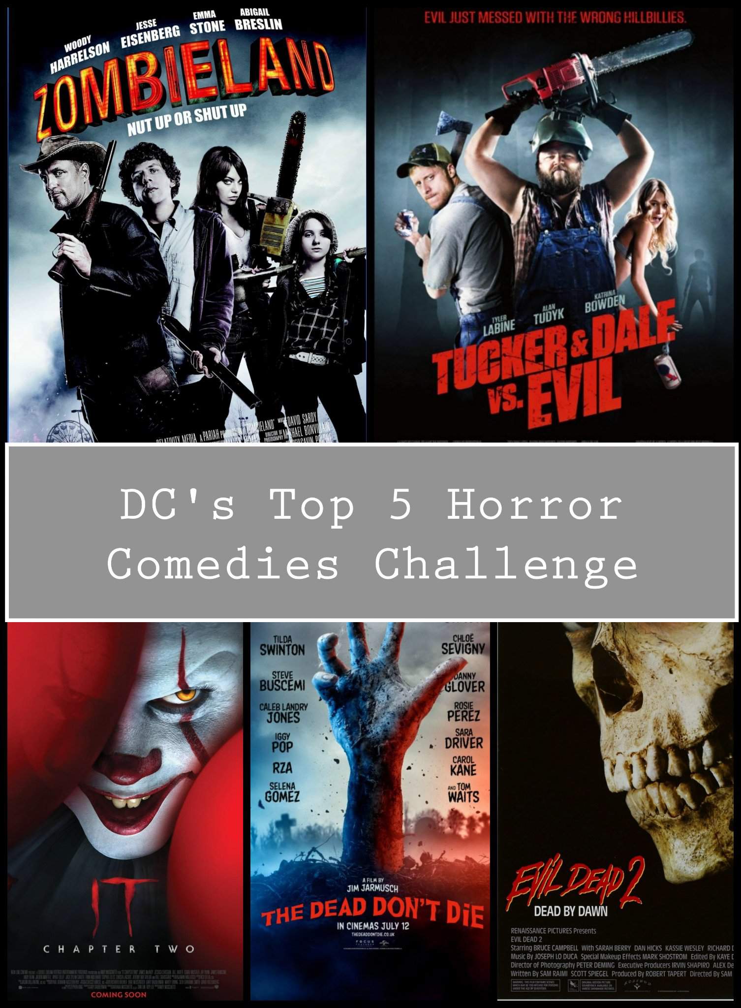 DC's Top 5 Horror Comedies Challenge Horror Amino