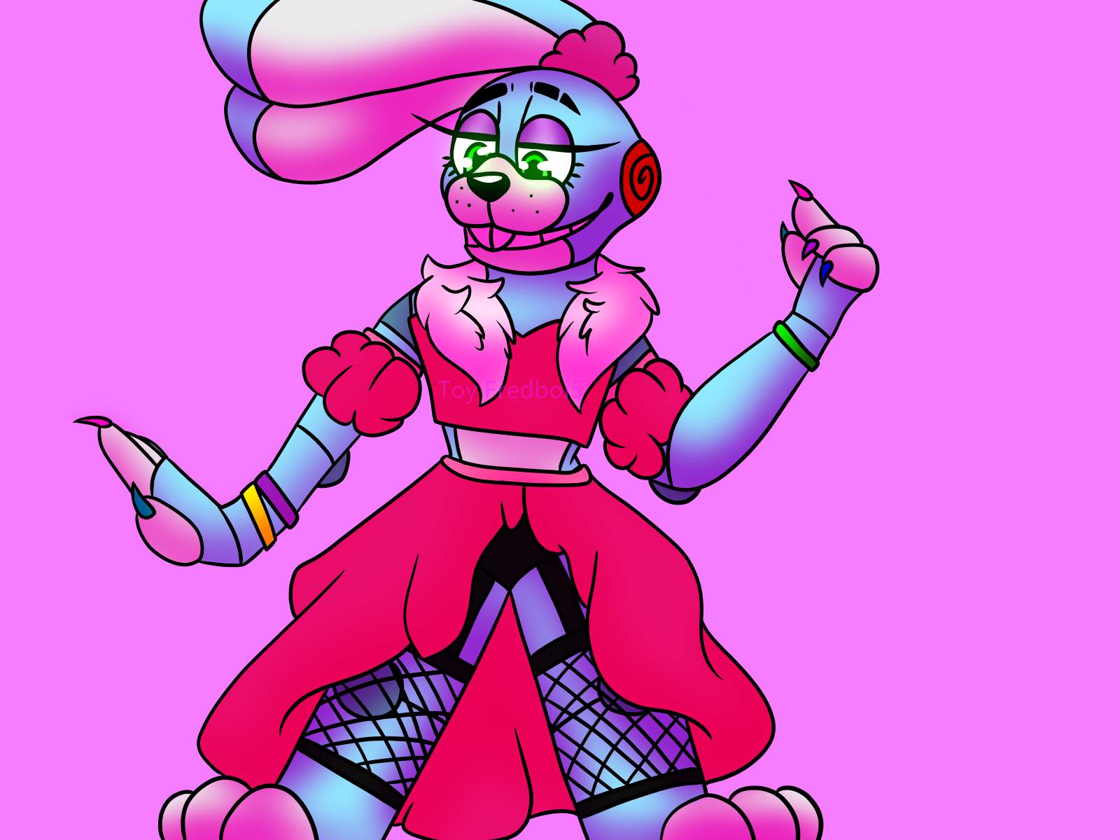 Toy Bonnie Looking Absolutely F A B In This Dress Five Nights At Freddy S Amino