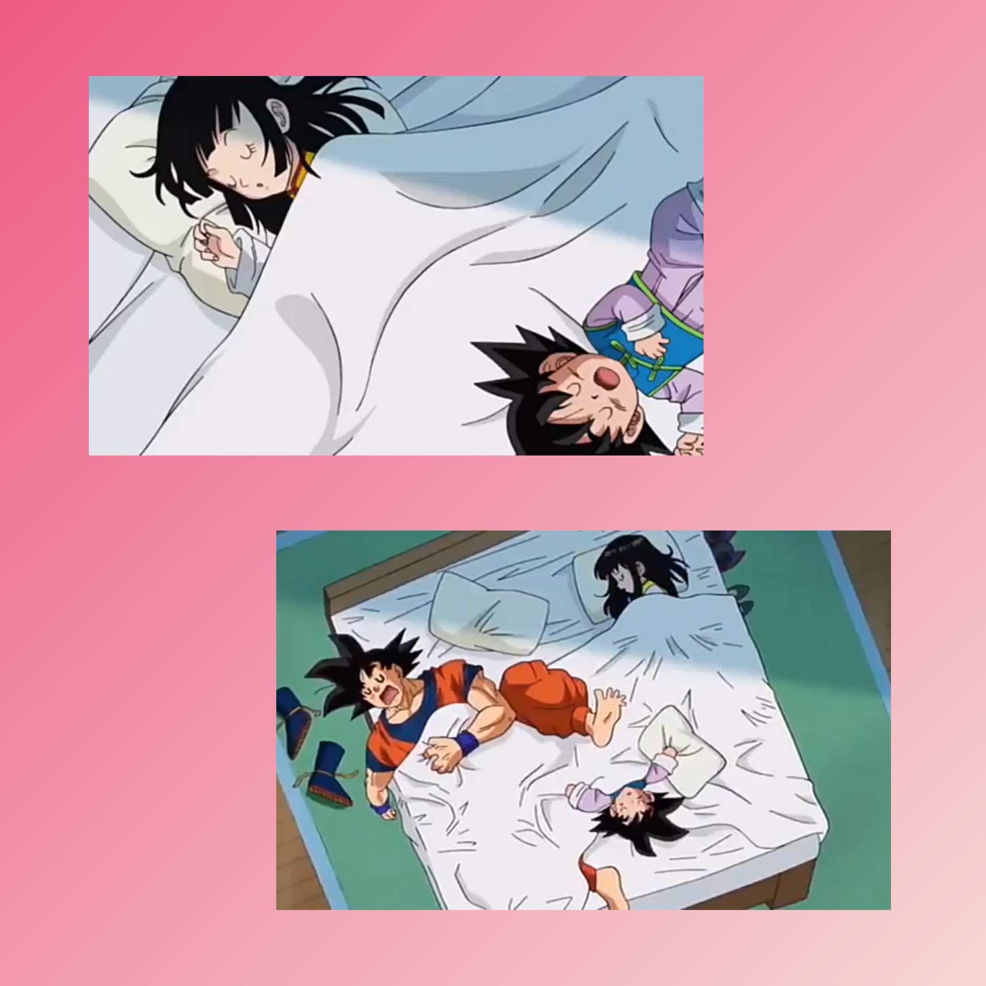 Gok Milk Y Goten Durmiendo Dragon Ball Espa Ol Amino