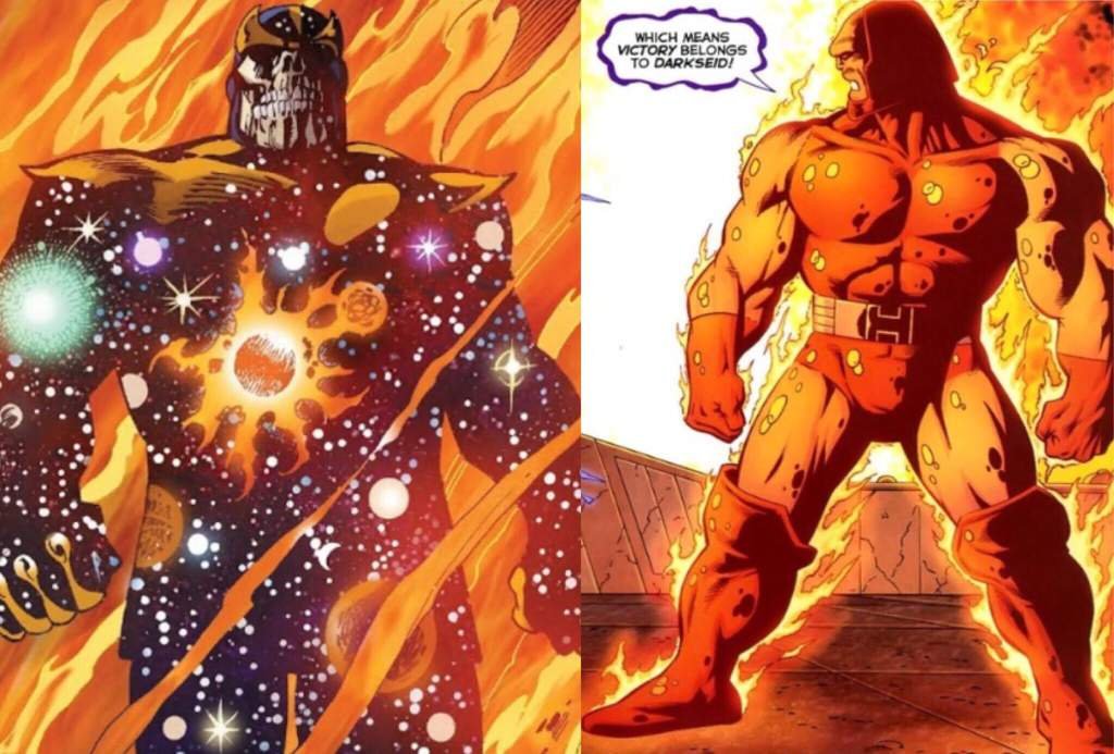 Thanos (Astral Regulator) Vs Soulfire Darkseid (Marvel Vs DC Comics) Battle Arena Amino Amino