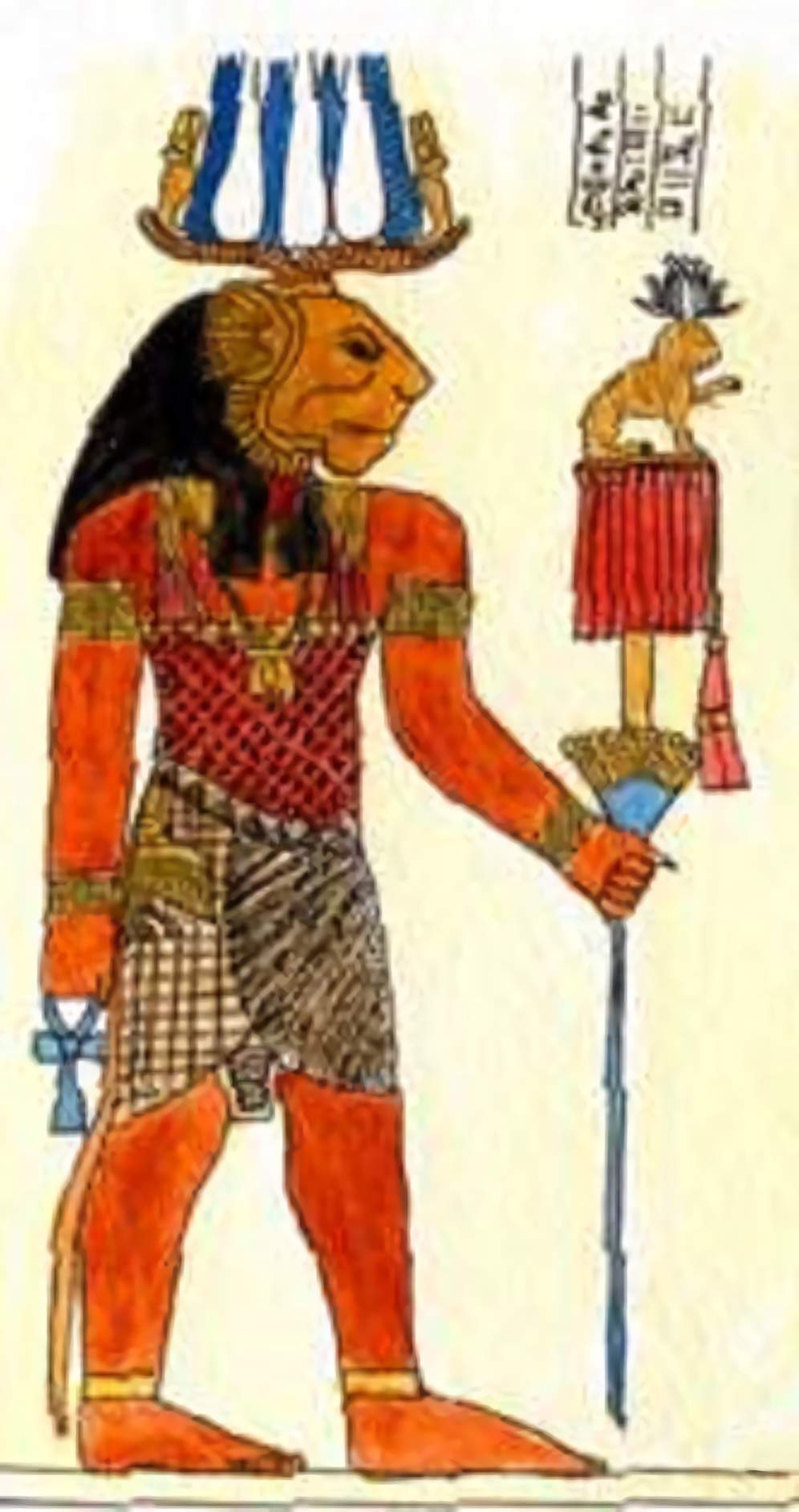 Маахес Бог Египетский