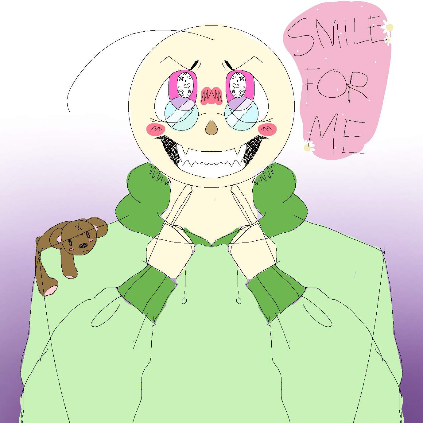 Smile For Me Baldi Fanart Lazy Baldis Basics Amino