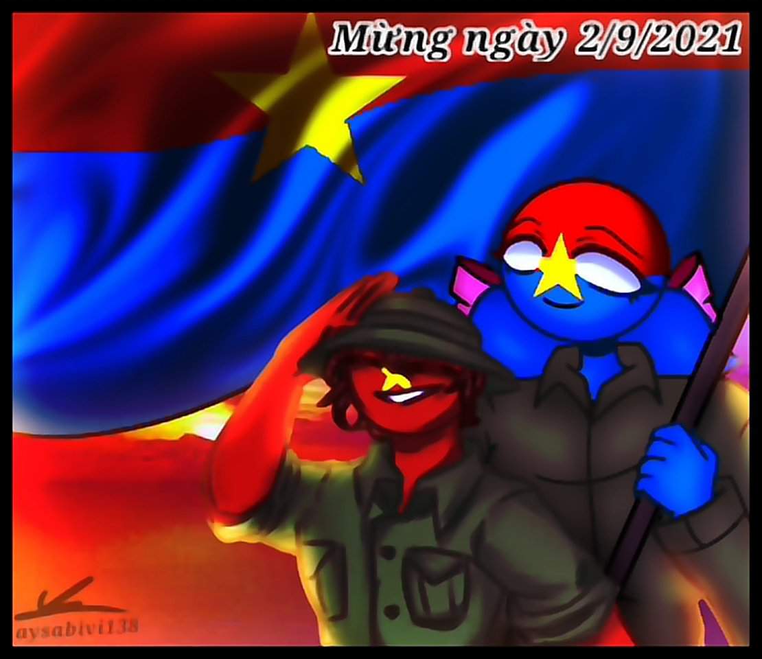 Happy Independence Day🇻🇳 ⭐countryhumans⭐ Vietnamese Amino 9105