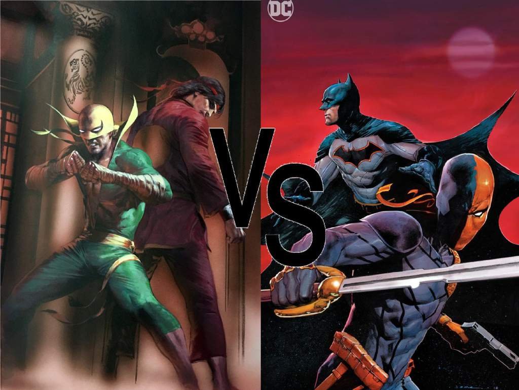 BattleWorld Fight 405 ShangChi/Iron Fist vs Batman and Deathstroke