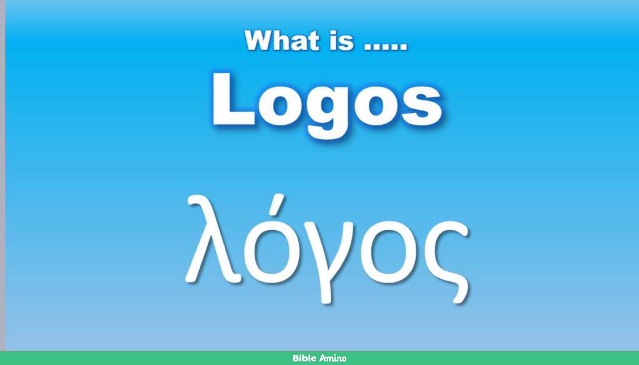 what-is-logos-bible-amino