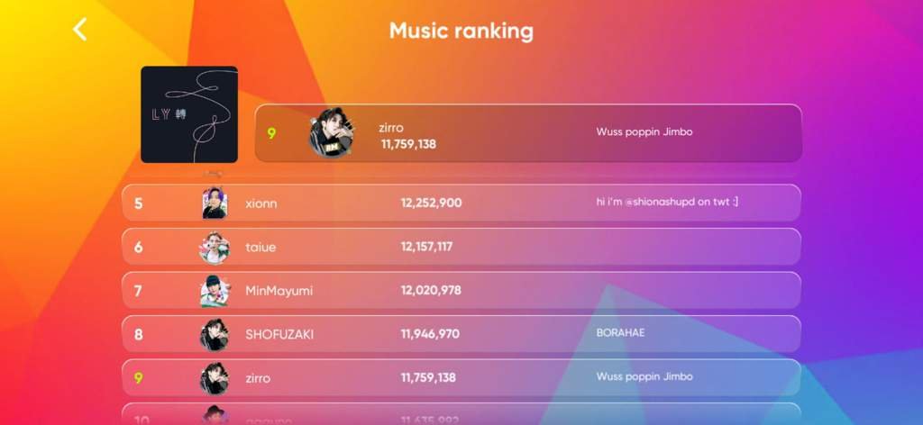 Omg I broke the top 10 😭 Rhythm Hive Amino