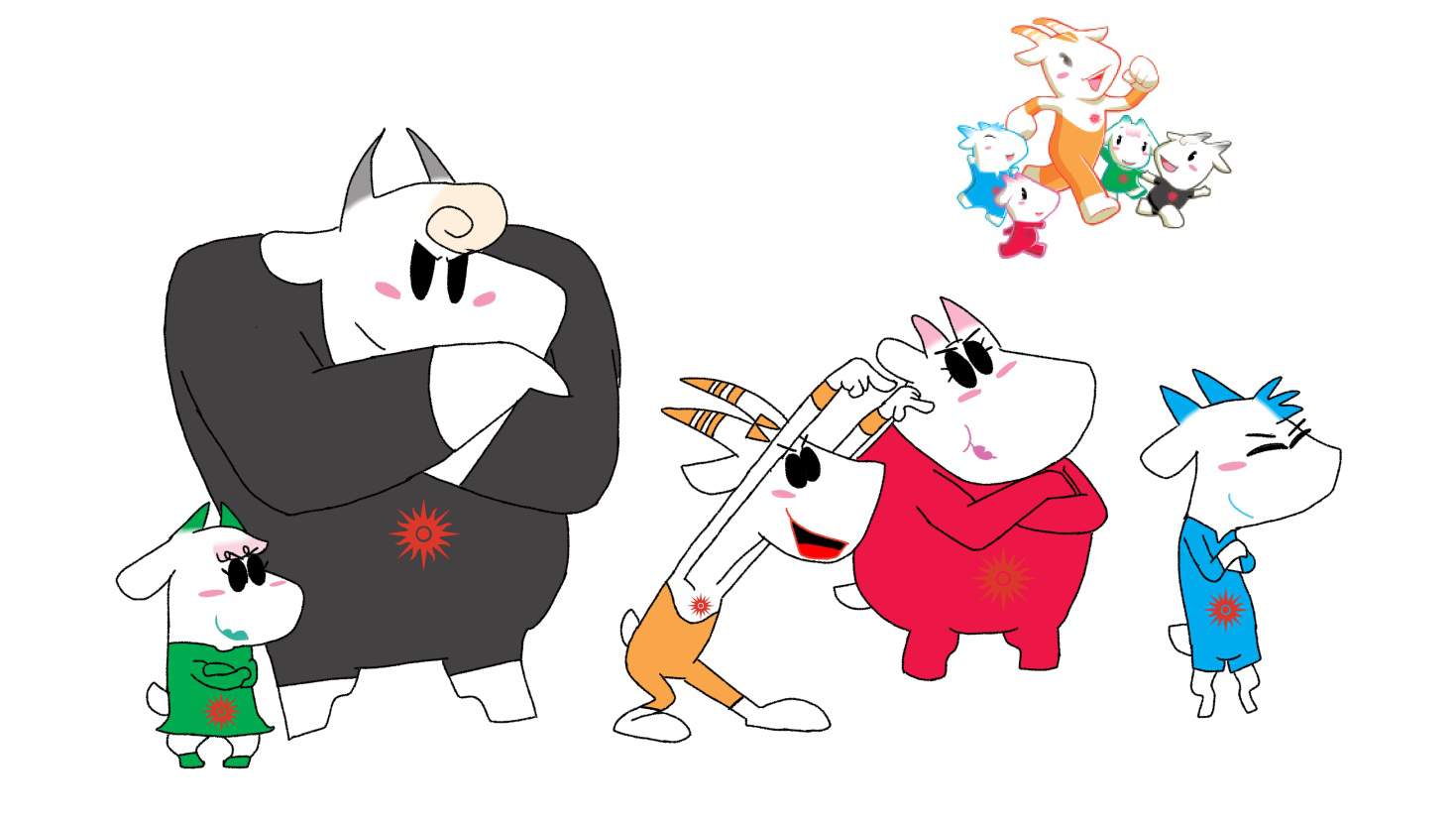 Olympic Mascots In The Style Of Jellystone Part 2 Ft Asian Games