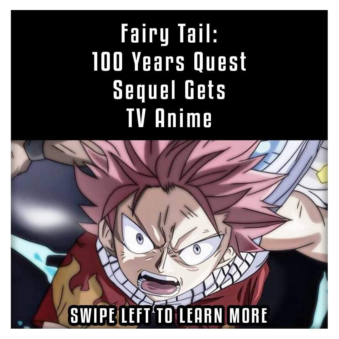 Fairy Tail: 100 Years Quest Sequel Gets Anime! | Anime Amino