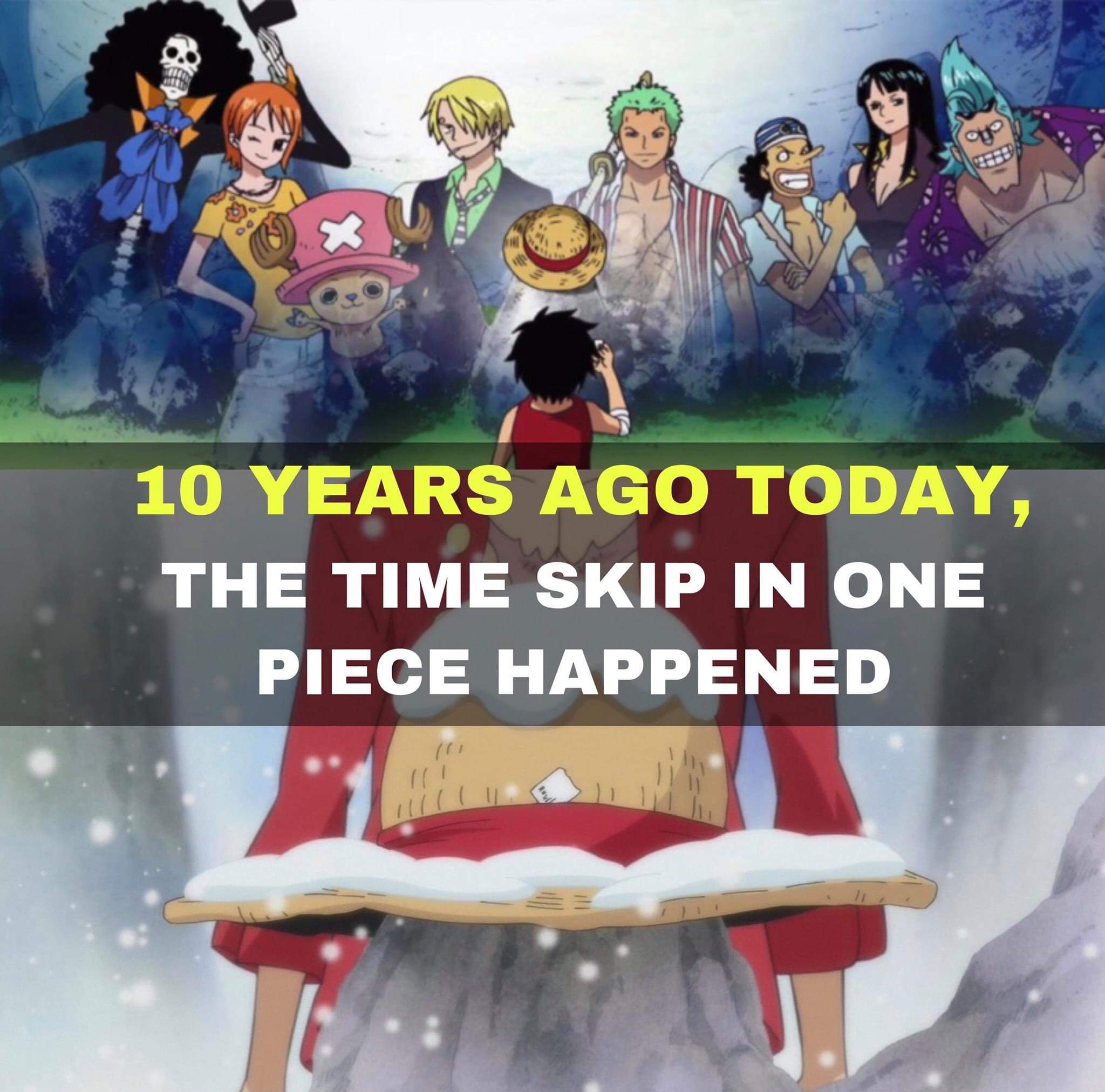 10 Years Ago  One Piece Amino