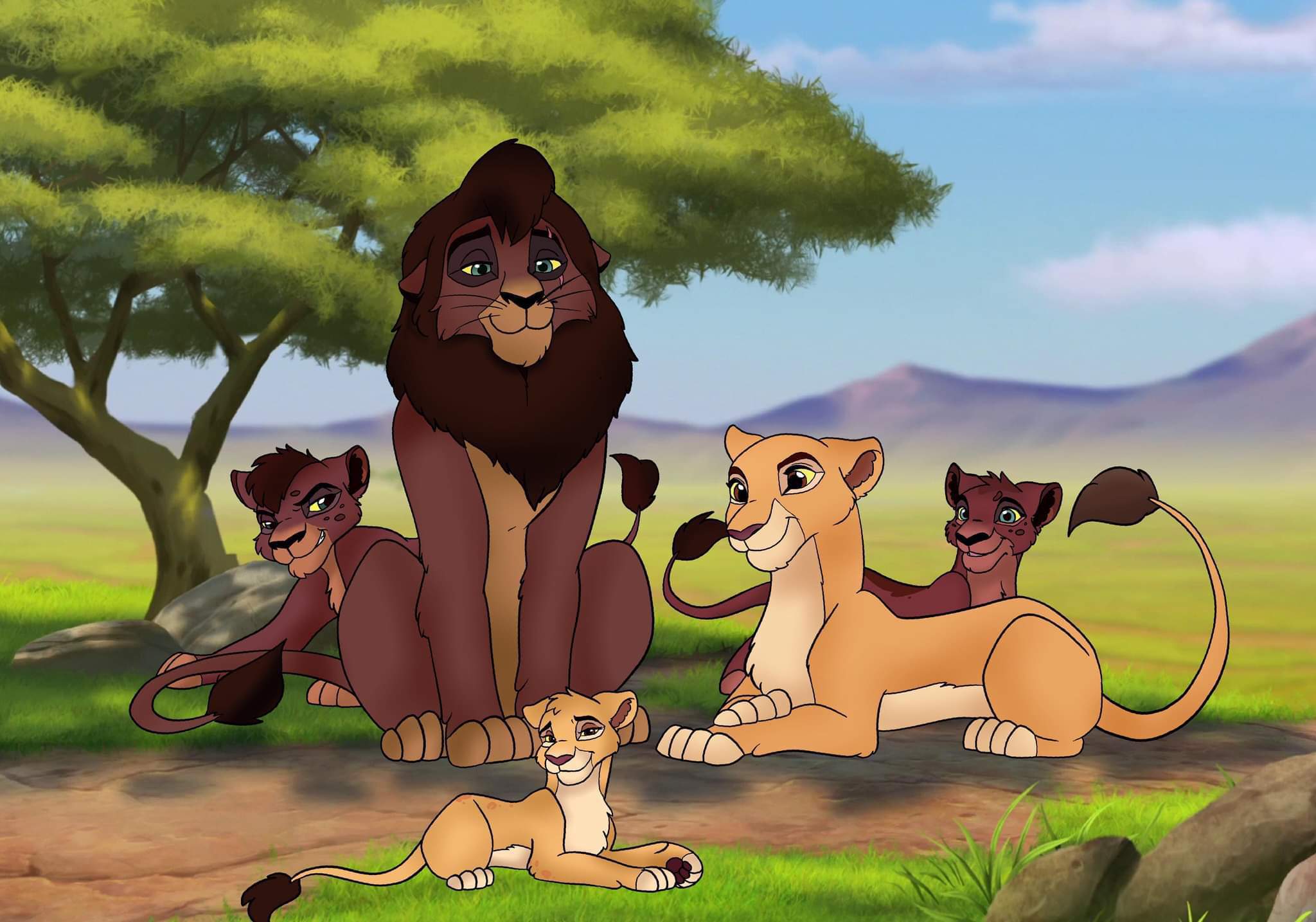 Kovu and Kiara nextgen fanart 🦁 The Lion King Amino 🦁 Amino.