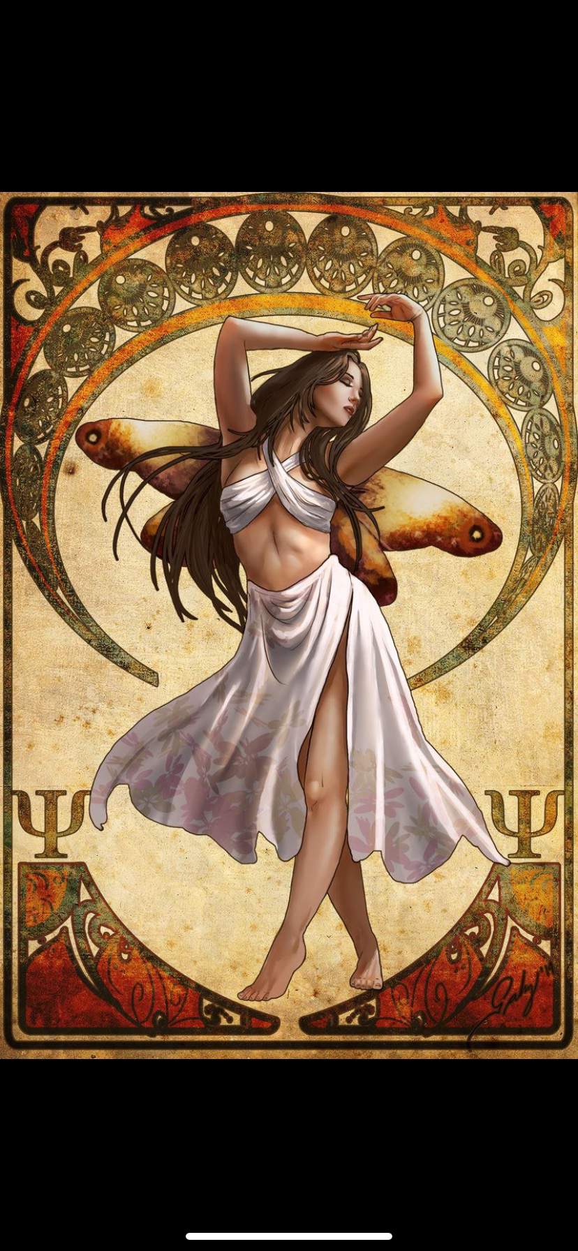 Греческая богиня Психея