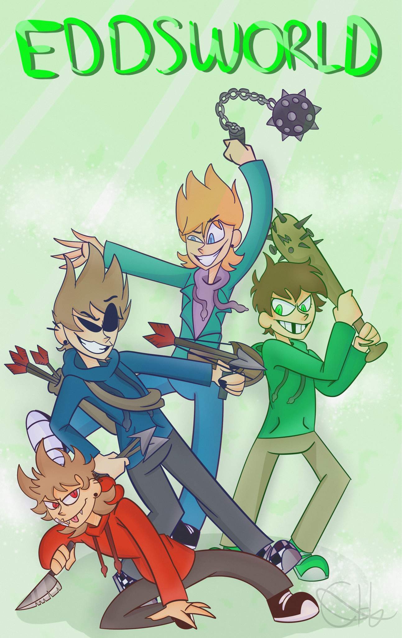 Eddsworld Redraw Poster Red October | Eddsworld Amino