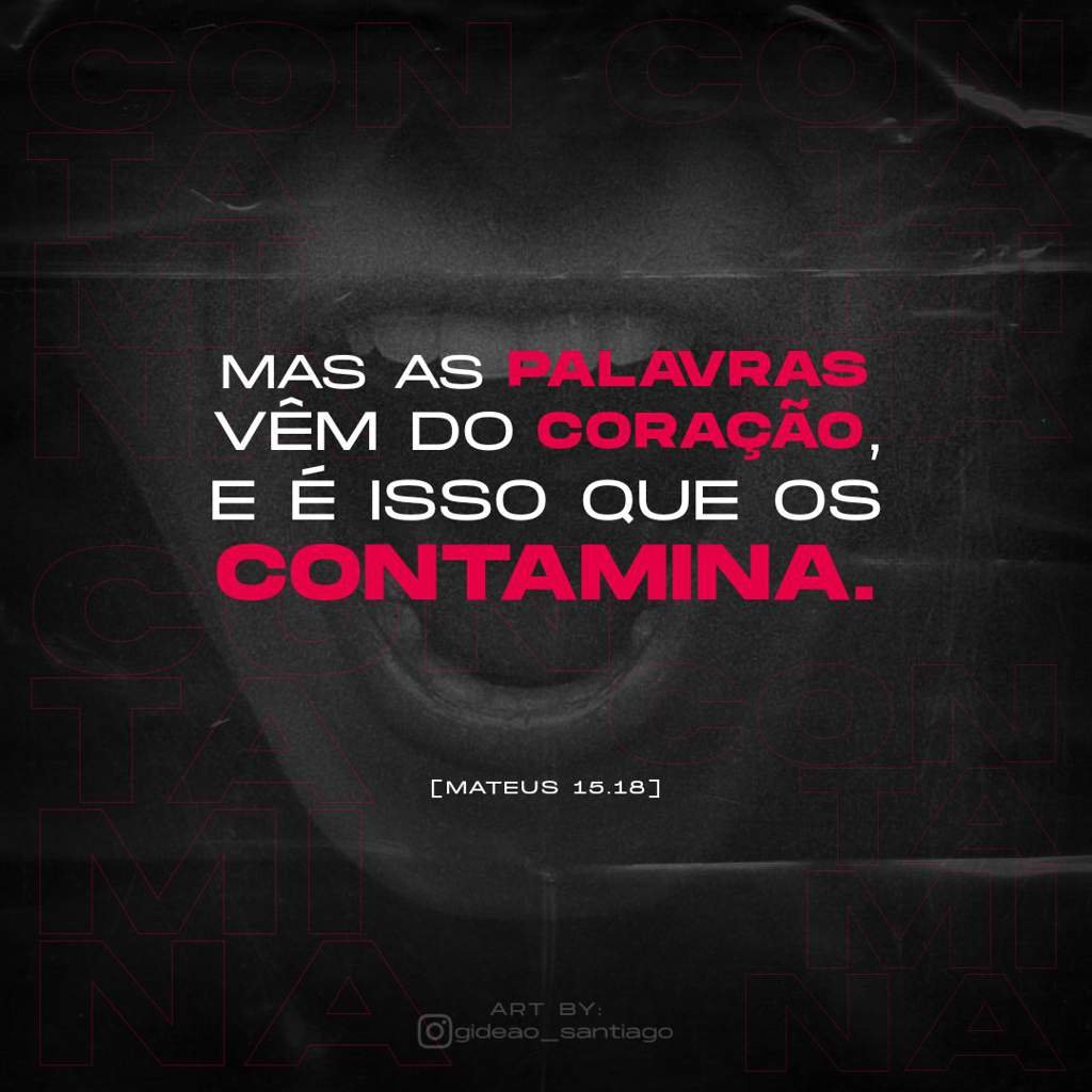 O QUE CONTAMINA O HOMEM? Cristãos Amino Amino