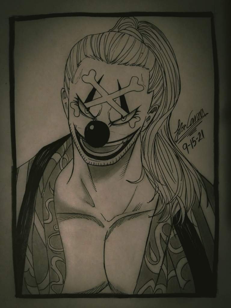 Captain Buggy drawing One Piece Amino