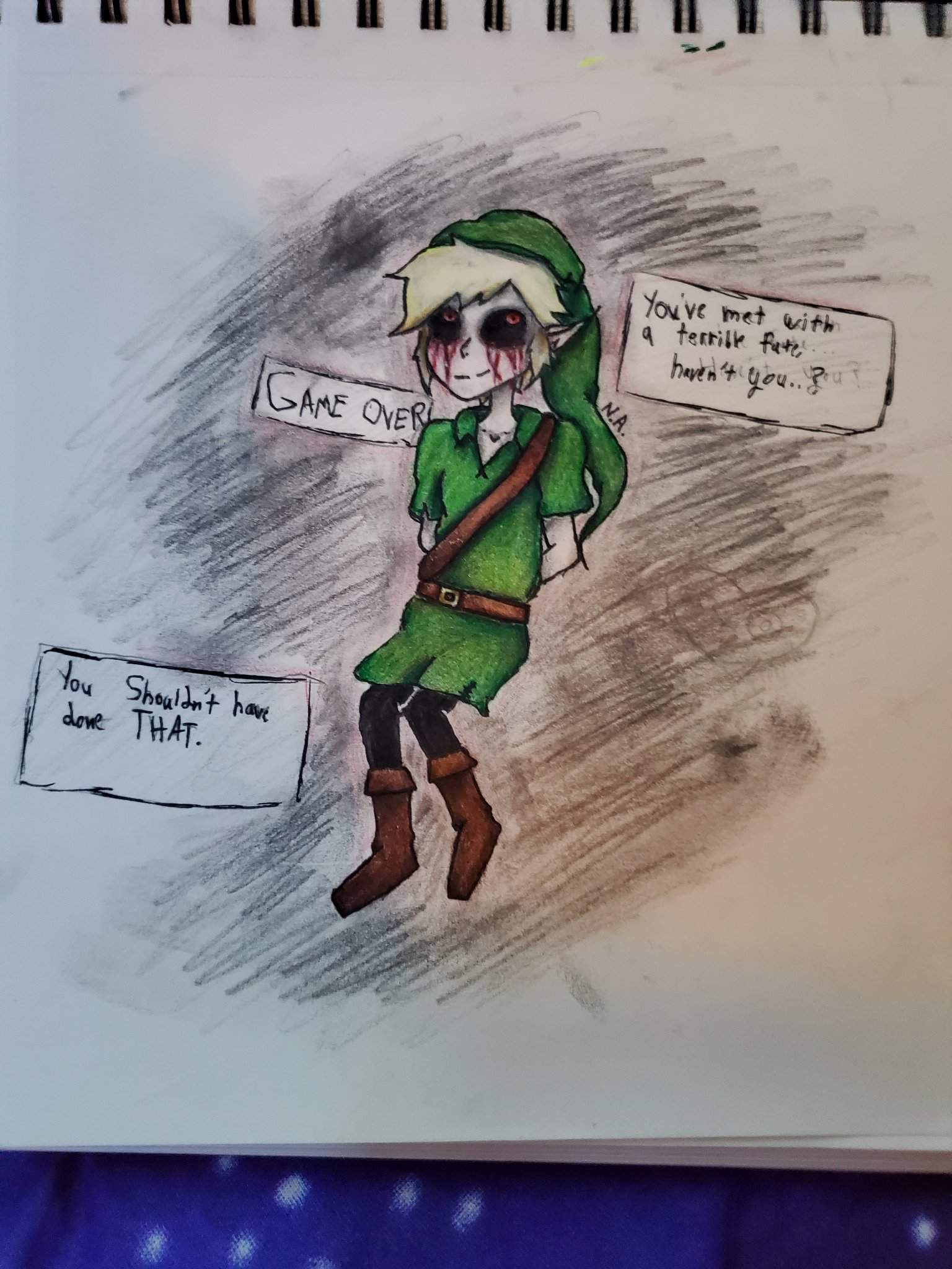 Ben Drowned Drawing | MrCreepyPasta Amino