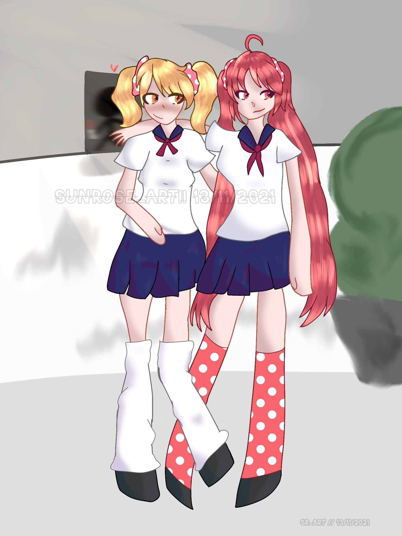 𝟎𝟎𝟏 Osana And Raibaru Fanart ♡ Yandere Simulator Amino