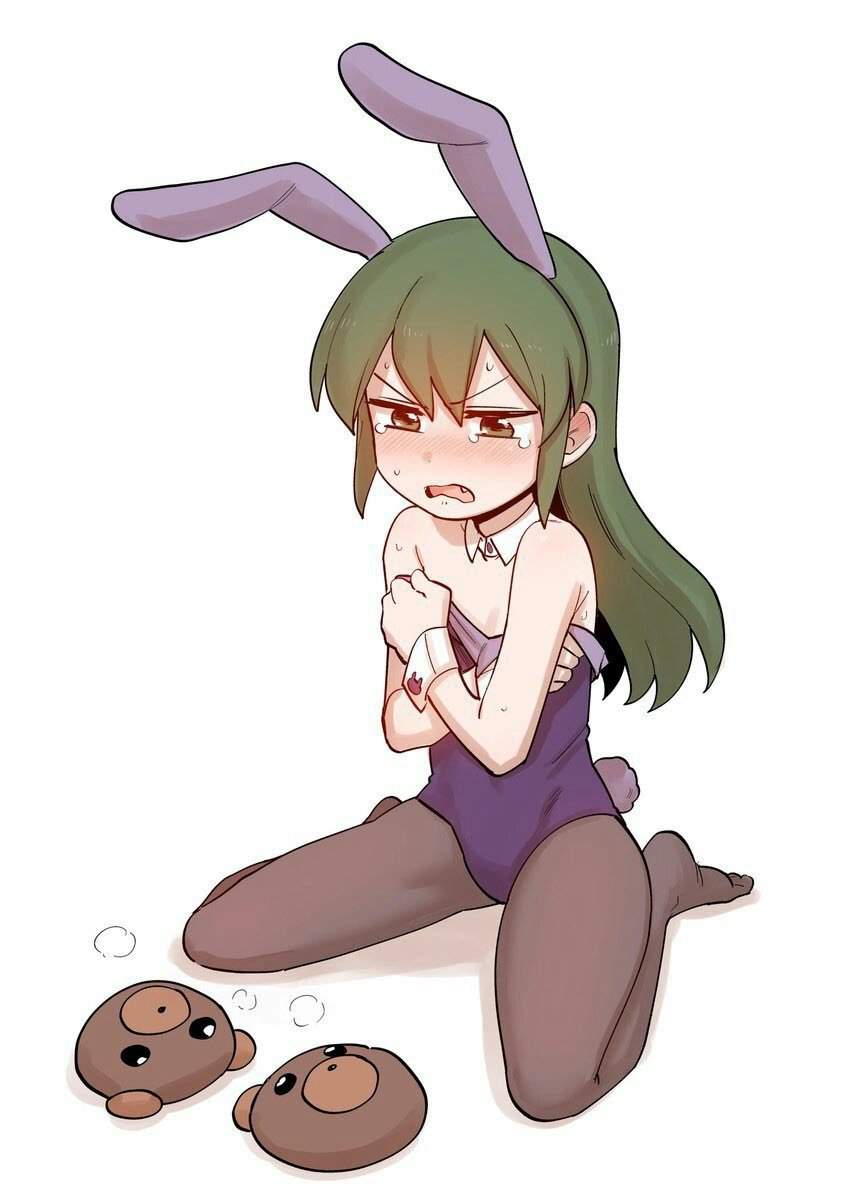 Jaja la Futaba con traje de conejo. | •Anime• Amino