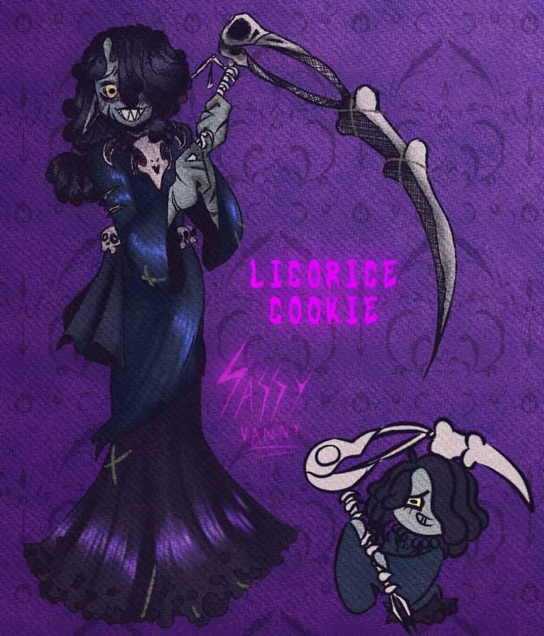 My version of licorice cookie 💜 Cookie Run Kingdom ★ Amino