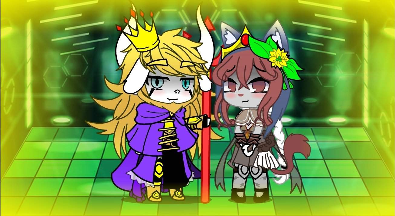 King Asriel Dreemurr And Queen Wolfy Dreemurr Undertale × Gacha Life Amino 1053