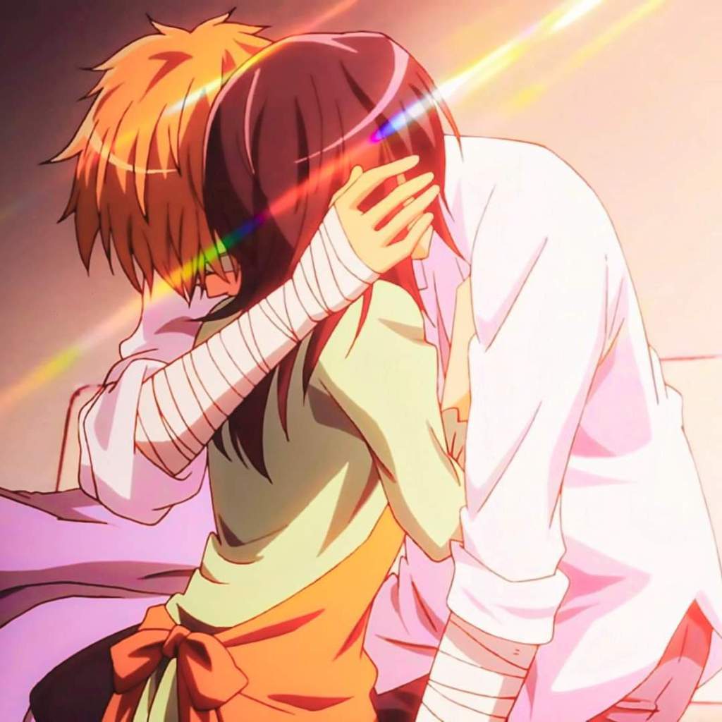 Усуи и Мисаки поцелуй