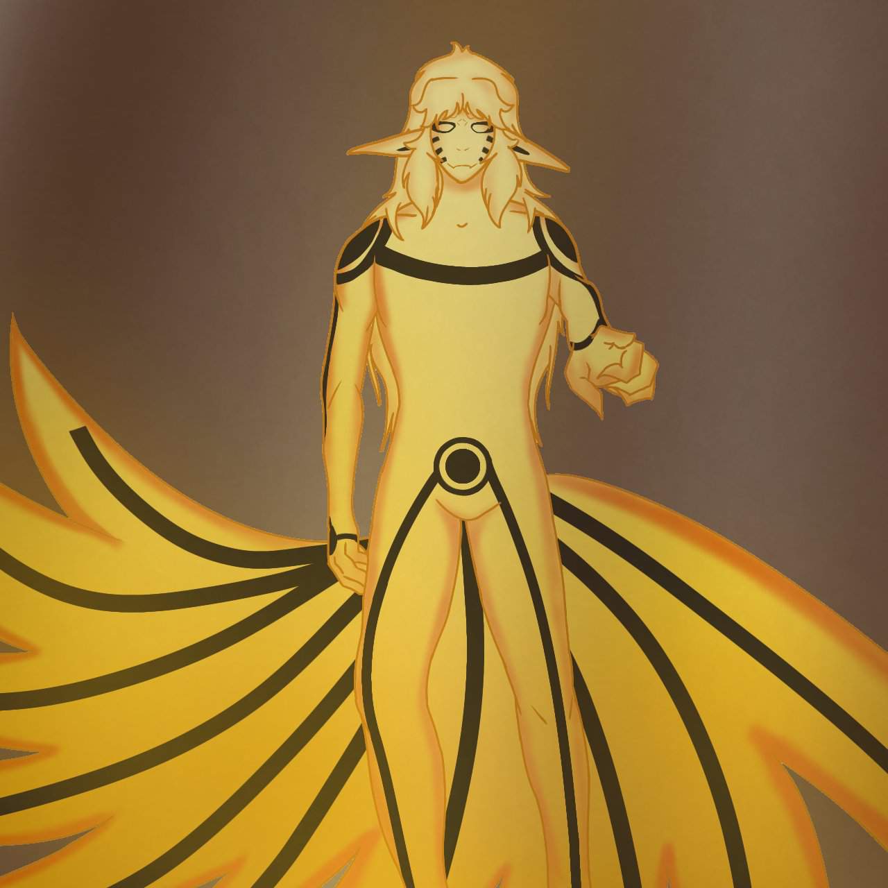 Human Kurama KCM Redraw Naruto Amino