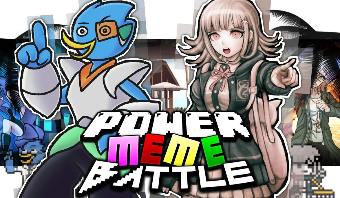 Chiaki Nanami Danganronpa Vs Berdly Deltarune POWER MEME BATTLE PMB SAISON