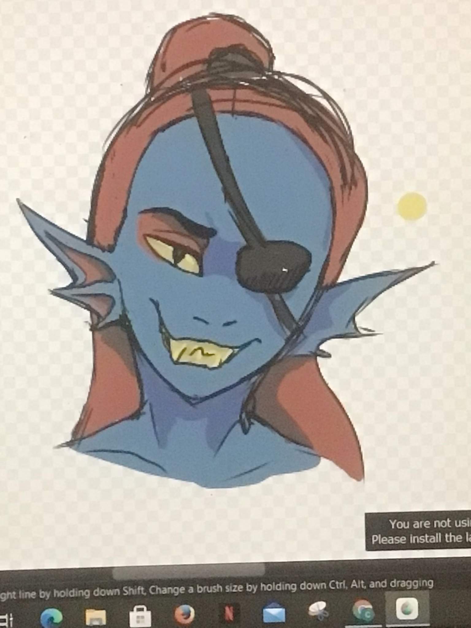 Undyne Drawing Undertale Amino