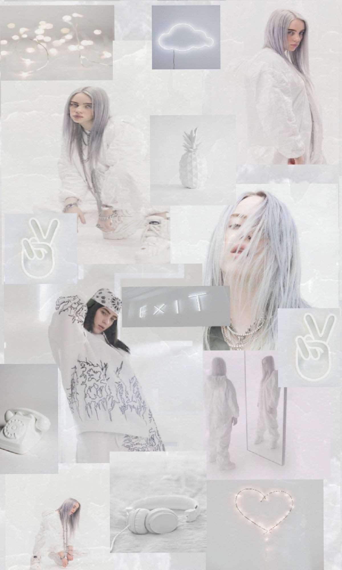 White Billie eilish wallpaper | Billie