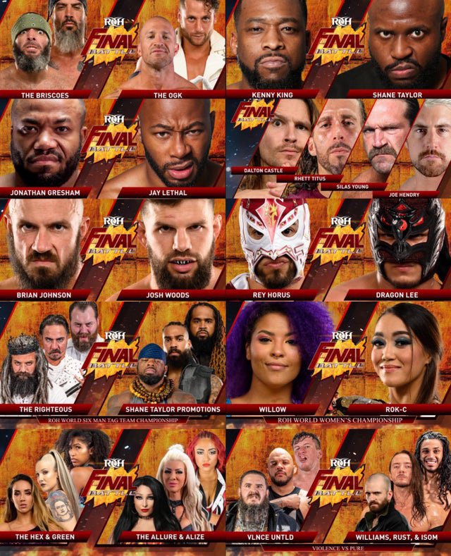 DJ Reviews ROH Final Battle 2021 (Hour One) Wrestling Amino