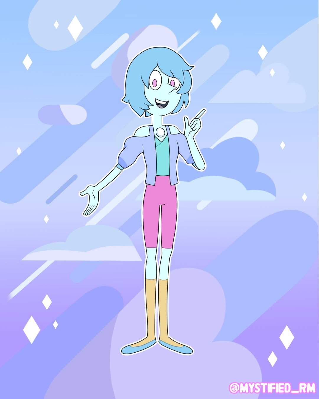 Blue Pearl Yellow Diamond Au Steven Universe Amino