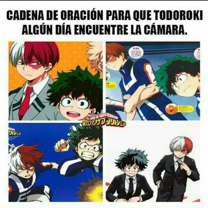 Cadena De Oración Para Que Todoroki-kun Encuentre La Cámara 🙏🏻🙏🏻🙏🏻 