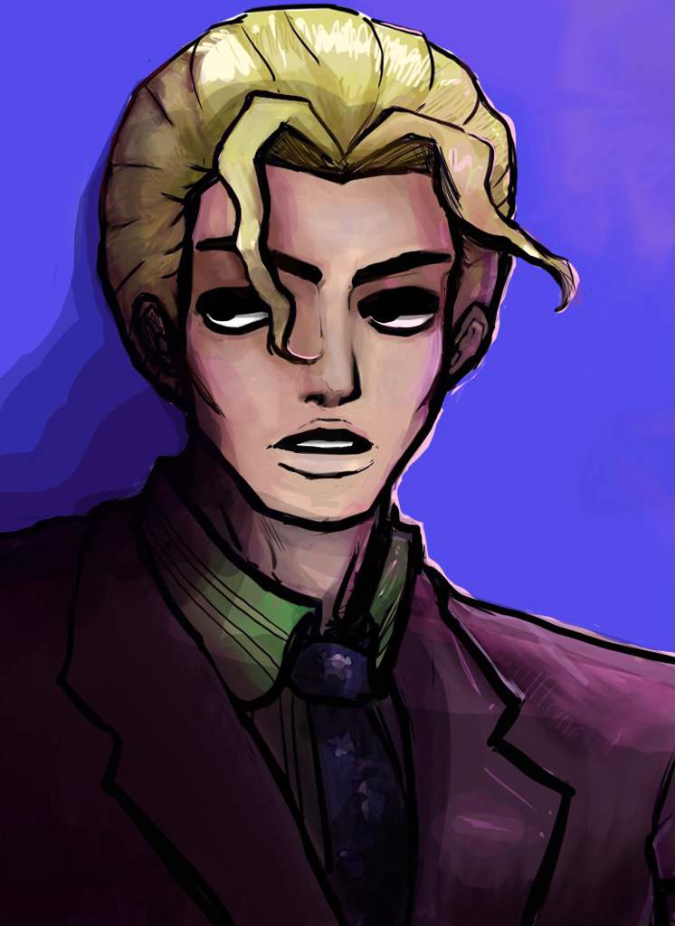 Yoshikage Kira | fanart i spent too much time on | JoJo Amino Amino