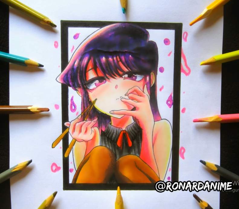 🌀 Dibujo De Komi San🌀 •arte Amino• Amino