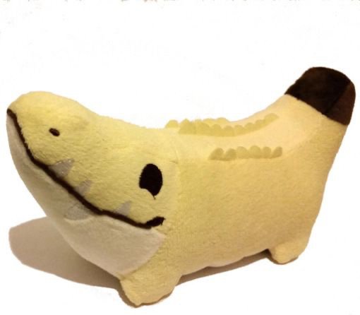 banana crocodile plush