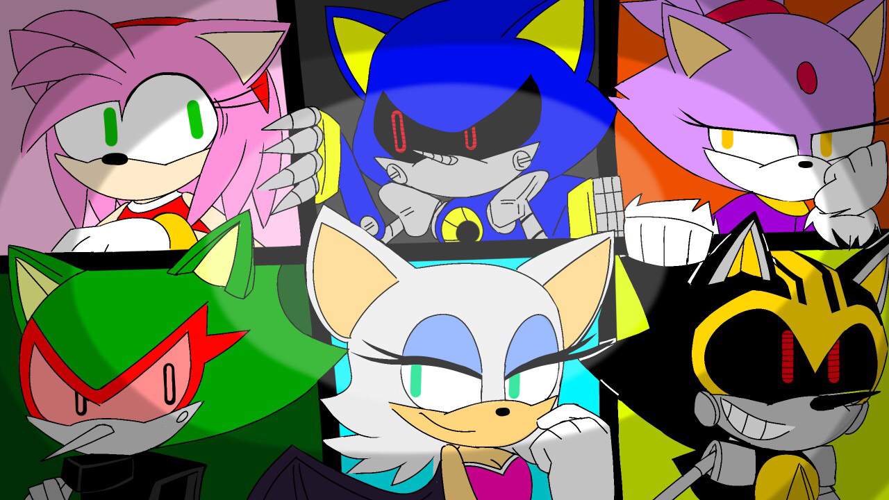Give me Six Sonic Characters to Make Fanart of Challenge Sonic the Hedgehog...