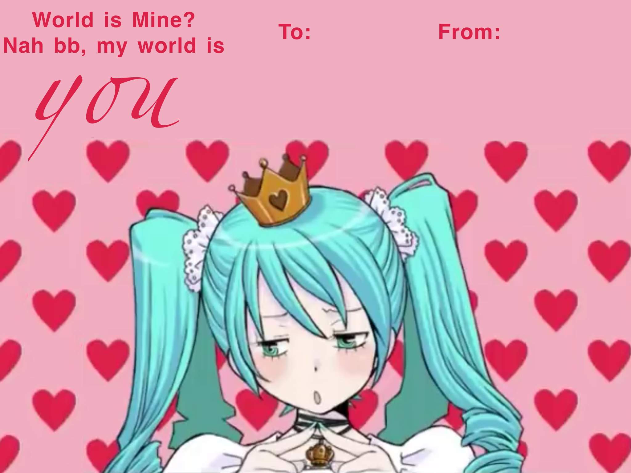 Valentine Cards | Vocaloid Amino