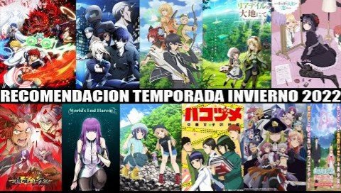 RECOMENDACIÓN ANIMES DE TEMPORADA INVIERNO 2022 Shonen Amino Amino