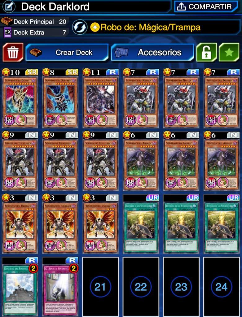 Deck Darklord Yugioh Duel Links Amino