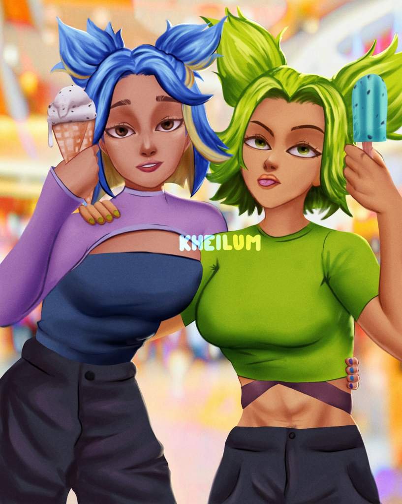 Neon and Zeri!! ⚡ | League Of Legends Official Amino