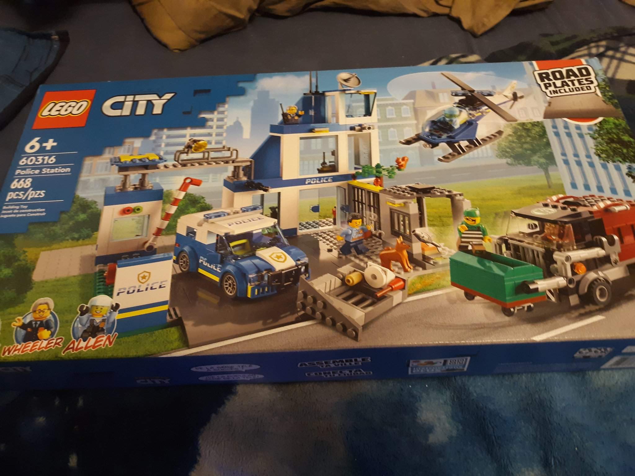 LEGO City Police Station Truck Toy & Helicopter Set 60316 