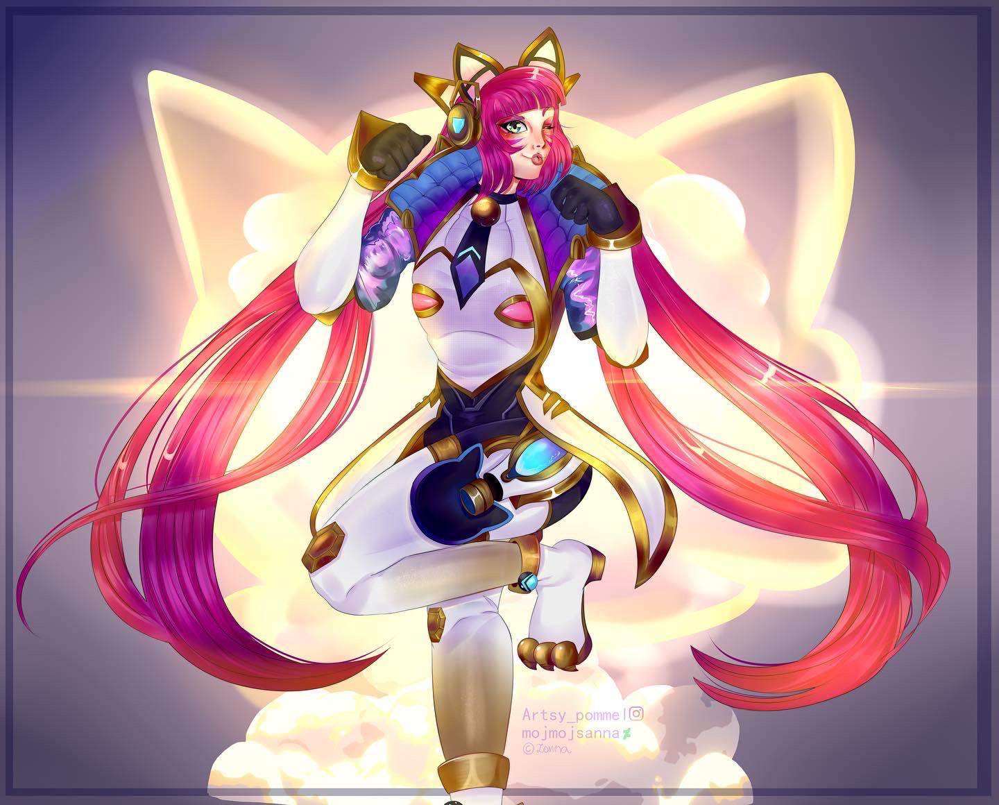 Battle cat jinx prestige skin fanart | League Of Legends Official Amino