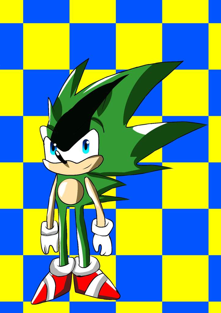 Render de Ashura Sonic the Hedgehog Español Amino