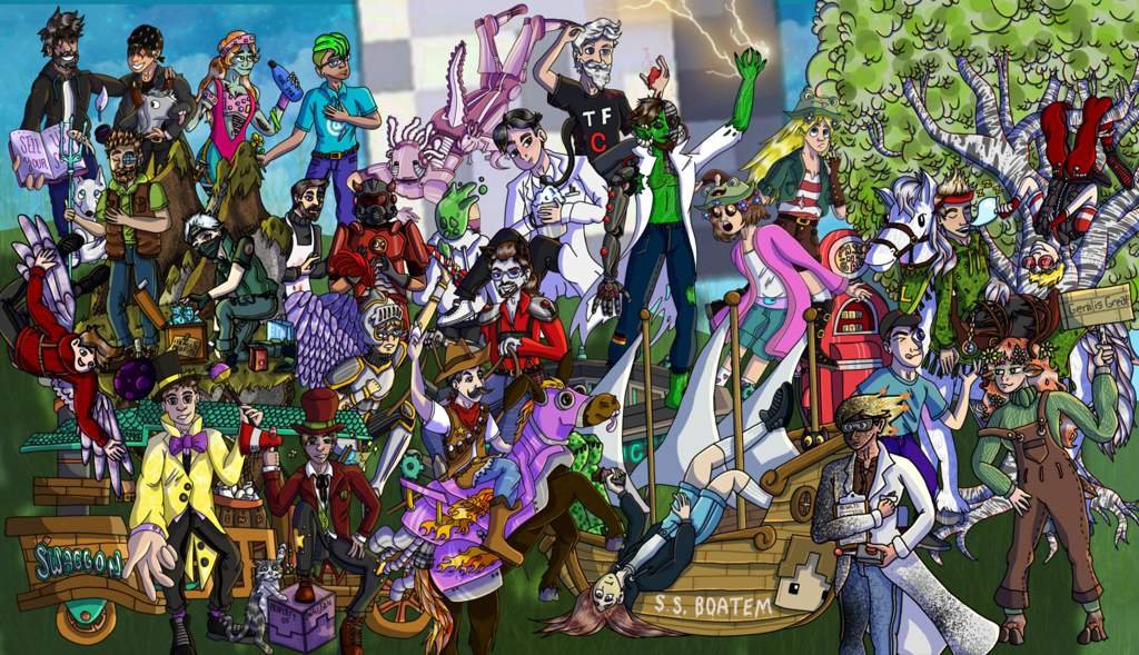 All the Hermits Season 8 HermitCraft Amino