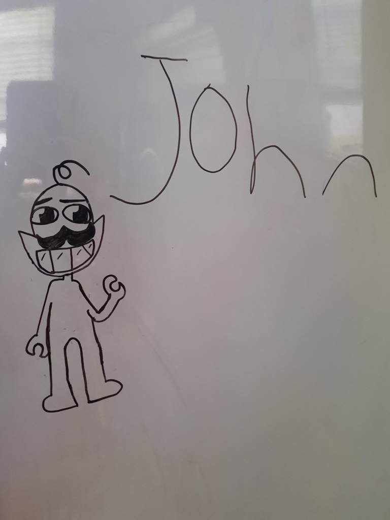 John on a whiteboard Roblox Amino
