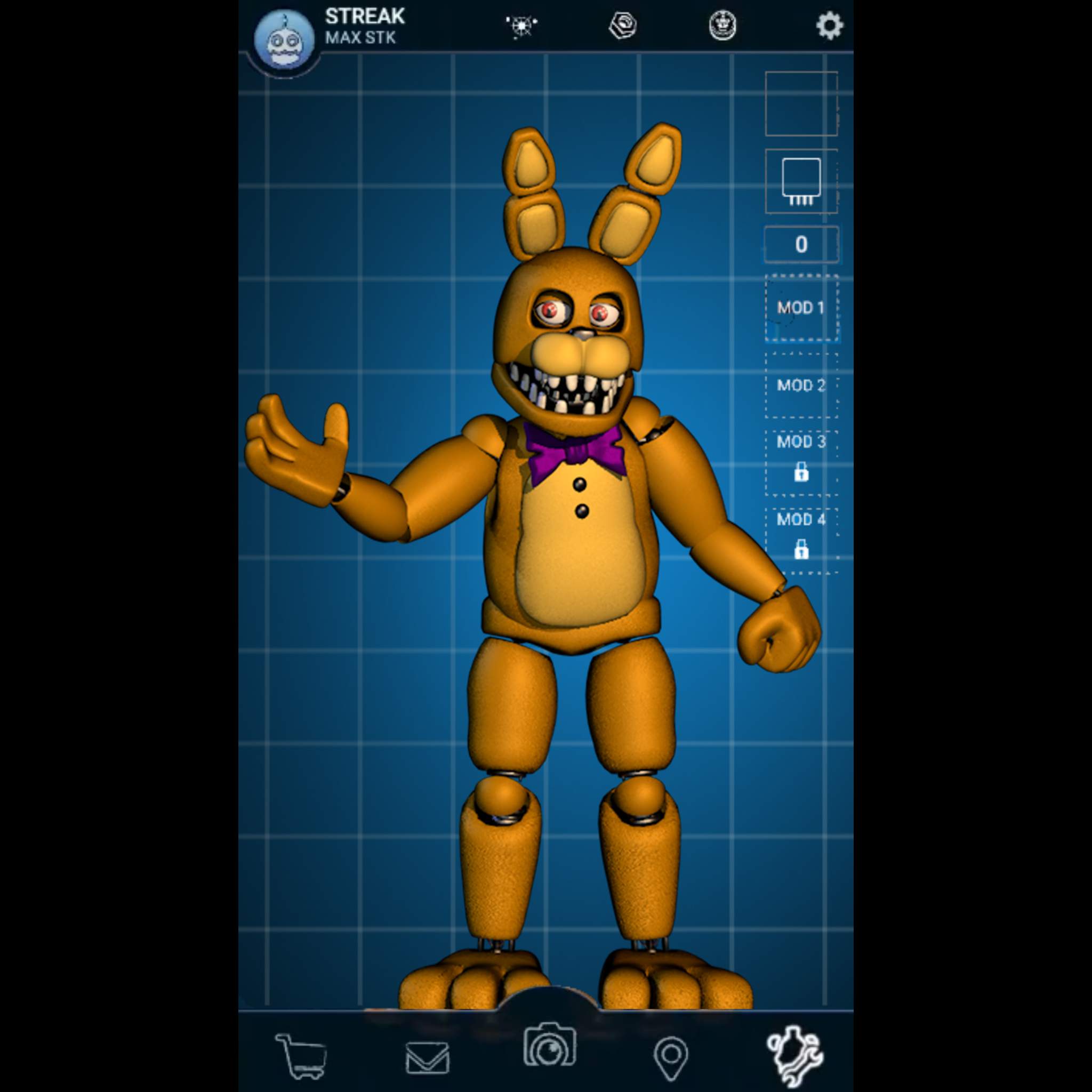 Unwithered Springbonnie Of Fnaf 2 Render Five Nights At Freddys PT BR