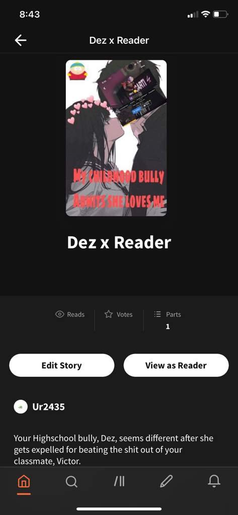 Official dez x Reader Story shifting! Amino